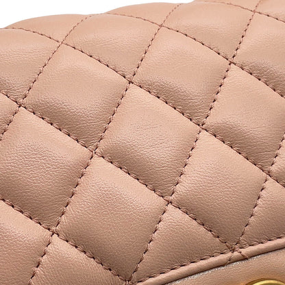 CHANEL Matelasse Top Handle Light PinkAS4408 Lambskin