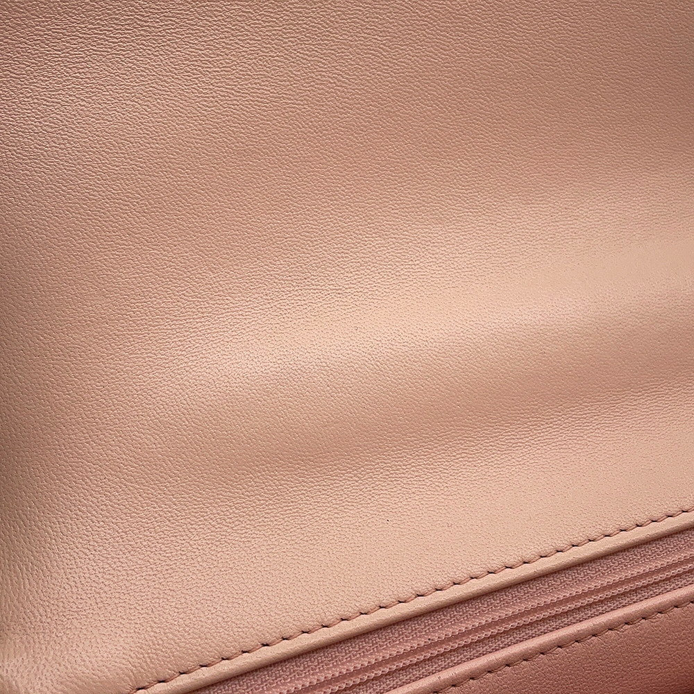 CHANEL Matelasse Top Handle Light PinkAS4408 Lambskin
