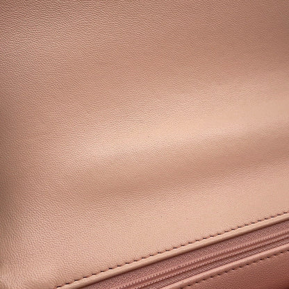 CHANEL Matelasse Top Handle Light PinkAS4408 Lambskin