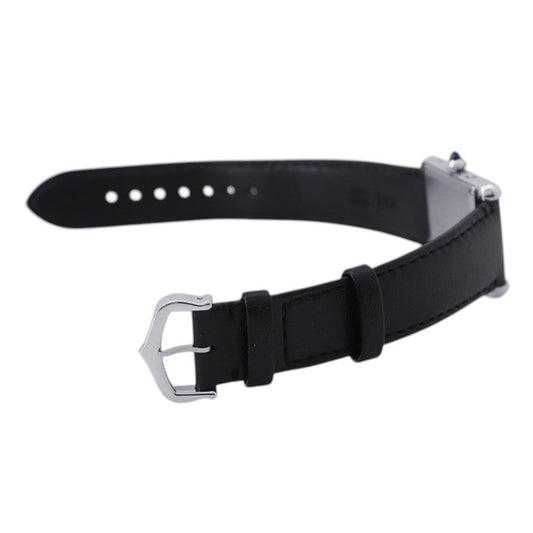 CARTIER Tank Mast Solar Powered Beat LM H33.7mm×W25.5mm Stainless Steel Leather Silver DialWSTA0059