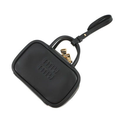 MIUMIU Bag Charm Micro Bag Black5NR036_2F8W_F0002 Leather