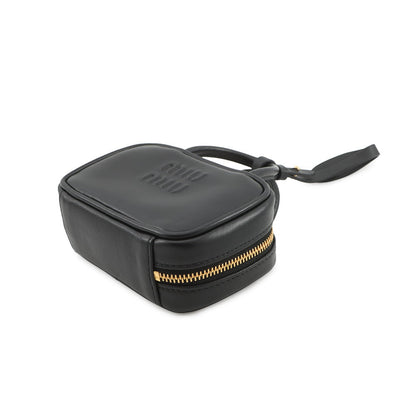 MIUMIU Bag Charm Micro Bag Black5NR036_2F8W_F0002 Leather