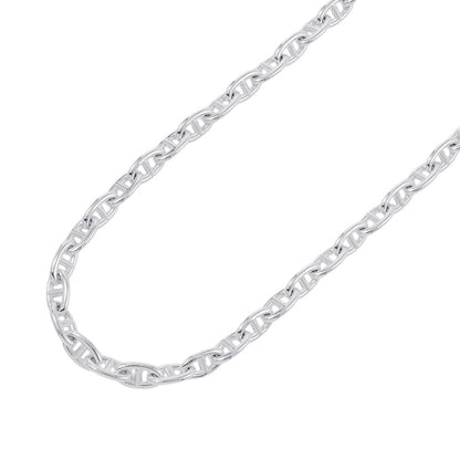 HERMES Chaine d'Ancre Necklace 33 frames Size GM SV925