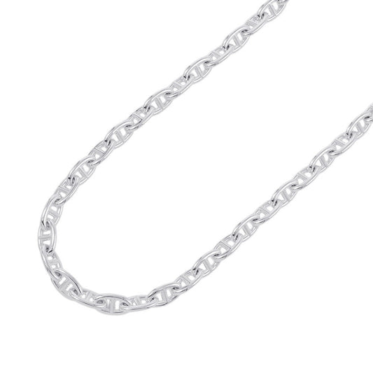 HERMES Chaine d'Ancre Necklace 33 frames Size GM SV925