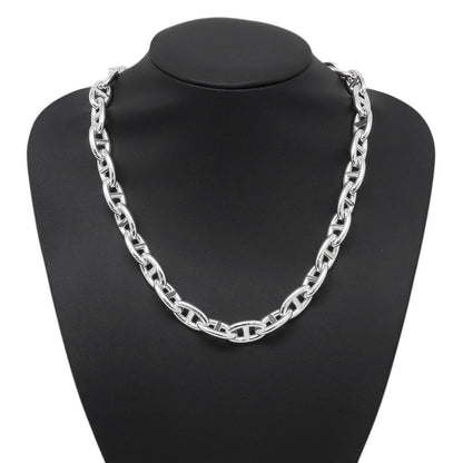 HERMES Chaine d'Ancre Necklace 33 frames Size GM SV925