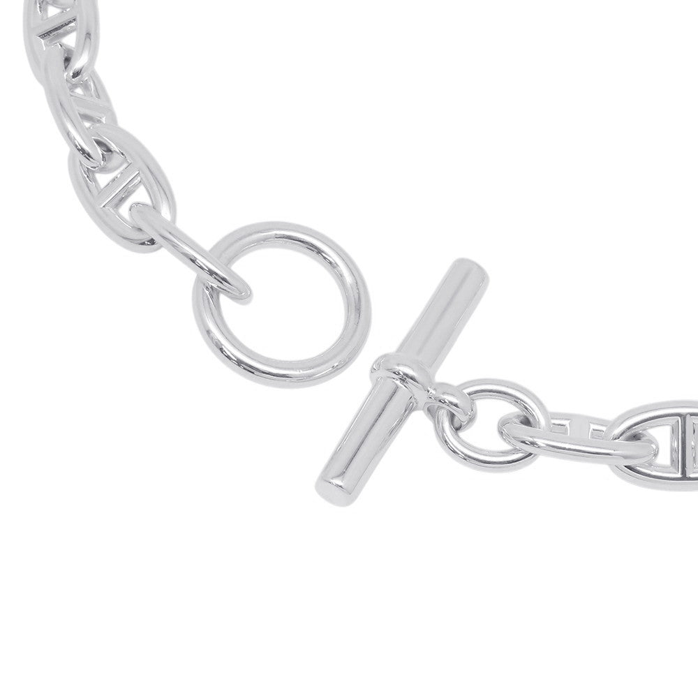HERMES Chaine d'Ancre Necklace 33 frames Size GM SV925
