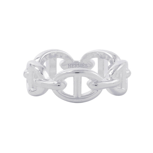 HERMES Chaine d'Ancre Anchene Ring Size PM/54/#14 SV925