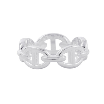 HERMES Chaine d'Ancre Anchene Ring Size PM/54/#14 SV925