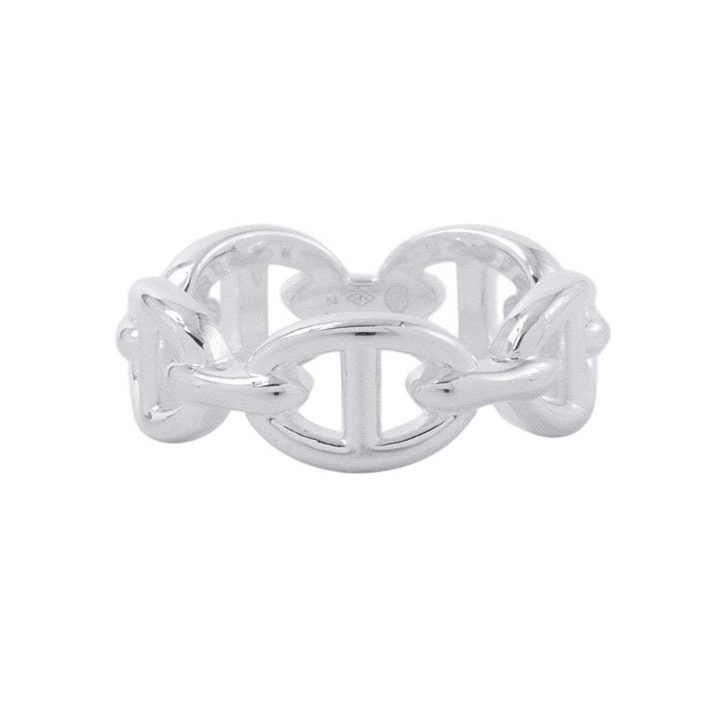 HERMES Chaine d'Ancre Anchene Ring Size PM/54/#14 SV925