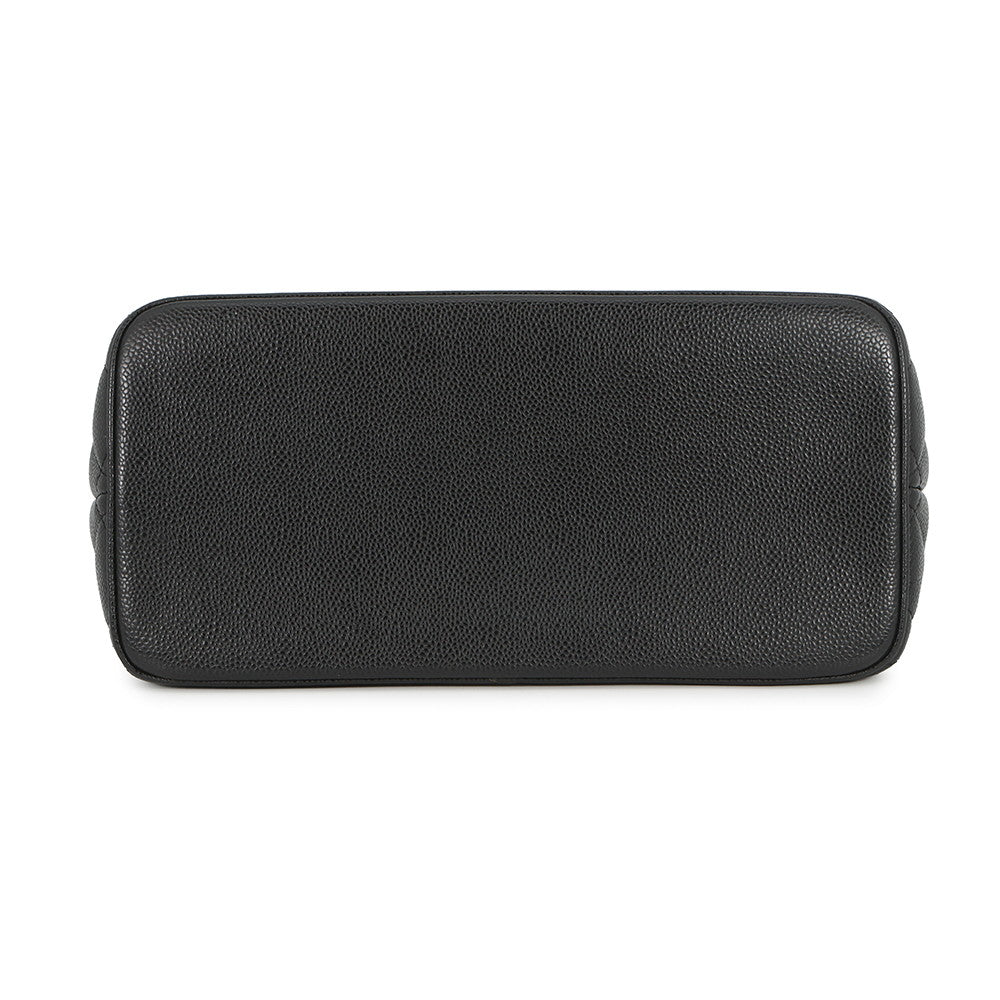CHANEL Medallion Tote BlackA01804 Caviar Leather