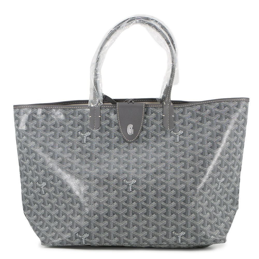 GOYARD Saint Louis with clip GraySTLCROPMLTY51CL51P PVC Leather Size PM