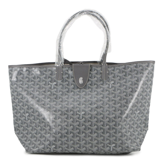GOYARD Saint Louis with clip GraySTLCROPMLTY51CL51P PVC Leather Size PM