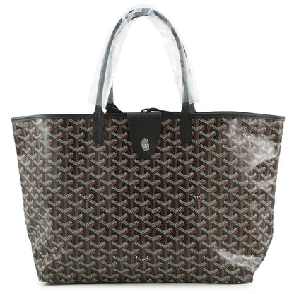 GOYARD Saint Louis with clip BlackSTLCROPMLTY01CL01P PVC Leather Size PM