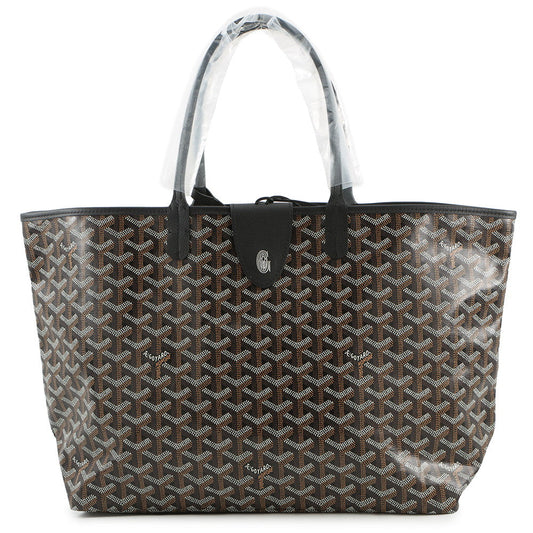 GOYARD Saint Louis with clip BlackSTLCROPMLTY01CL01P PVC Leather Size PM