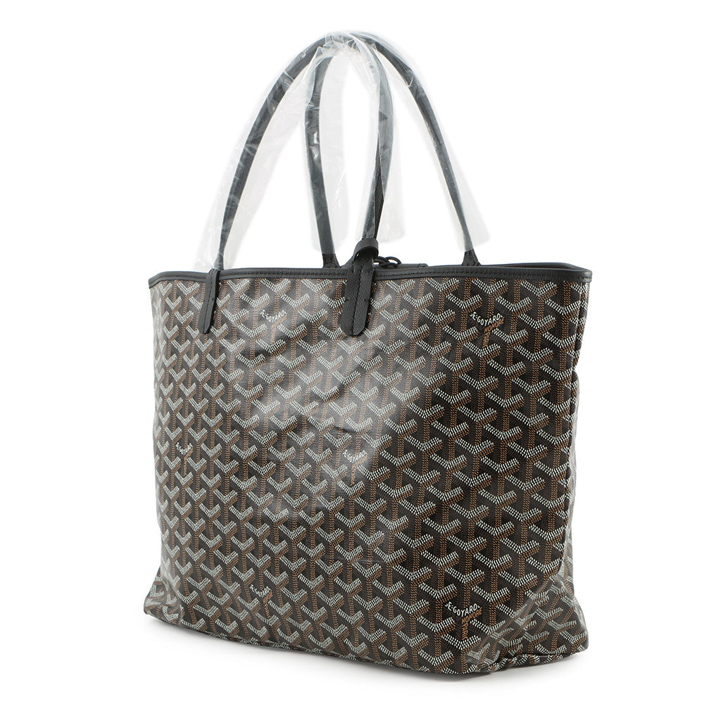 GOYARD Saint Louis with clip BlackSTLCROPMLTY01CL01P PVC Leather Size PM