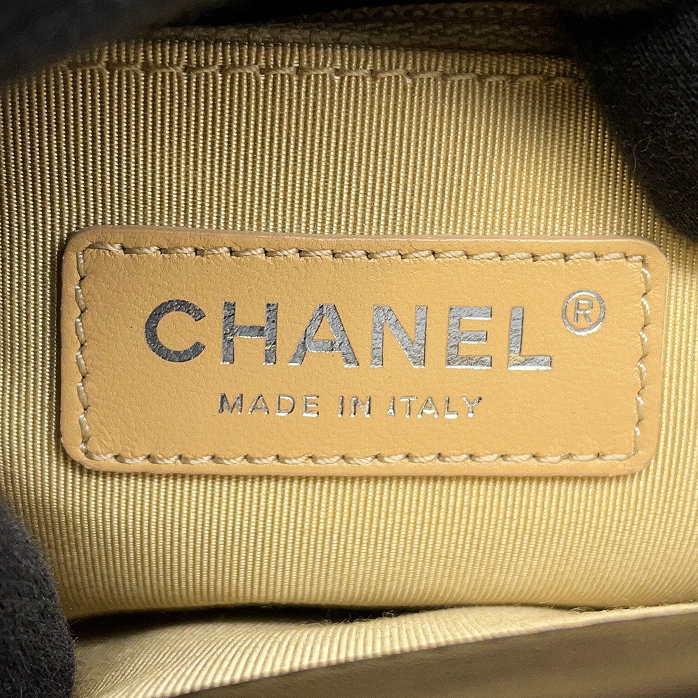 CHANEL Boy Chanel ChainShoulder Bag Black Enamel