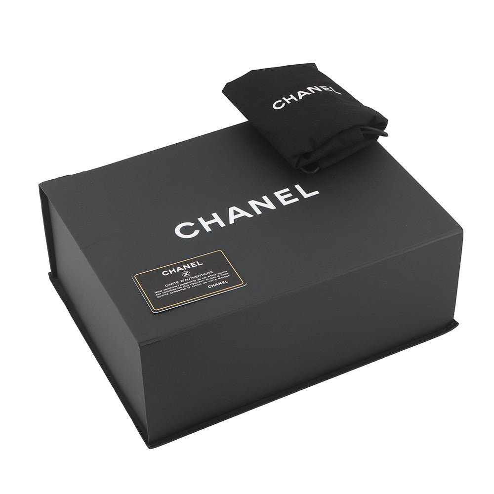 CHANEL Boy Chanel ChainShoulder Bag Black Enamel