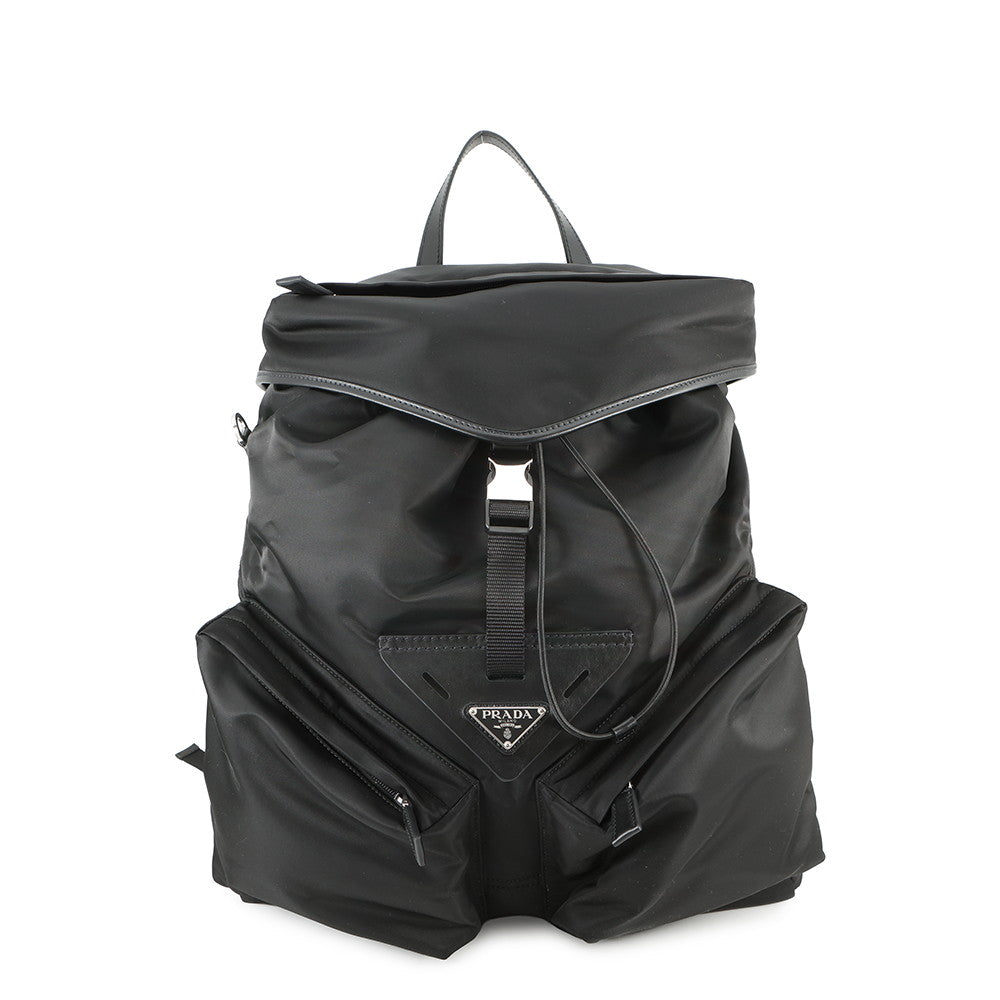 PRADA Re-Nylon Backpack Black2VZ108_2DW3_F0002_V_NYO Nylon Leather