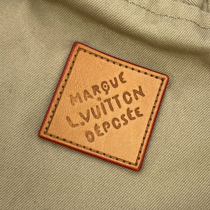 LOUIS VUITTON Embroidered Bomber Jacket Size 48 Beige Polyester65% Cotton35%