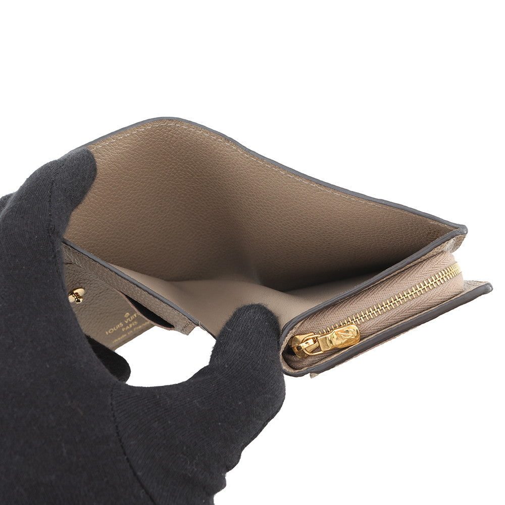 LOUIS VUITTON Portefeuille Clare TourterelleM80152 Monogram Empreinte Leather
