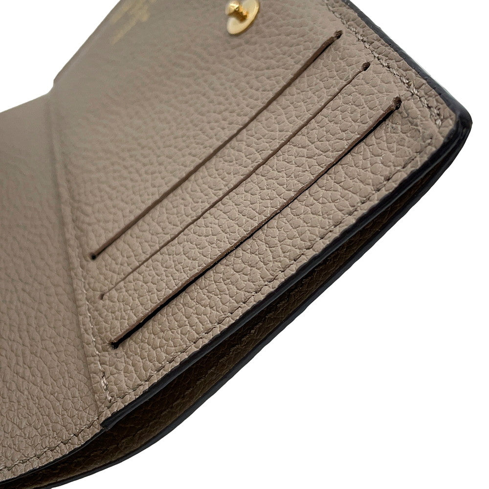 LOUIS VUITTON Portefeuille Clare TourterelleM80152 Monogram Empreinte Leather