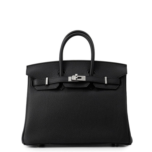 HERMES Birkin Black Togo Leather Size 25