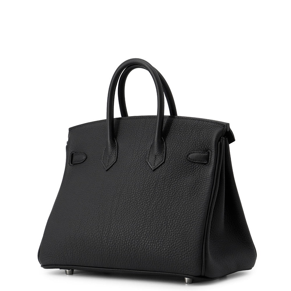 HERMES Birkin Black Togo Leather Size 25