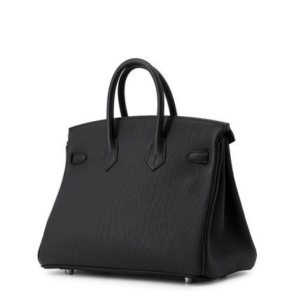 HERMES Birkin Black Togo Leather Size 25
