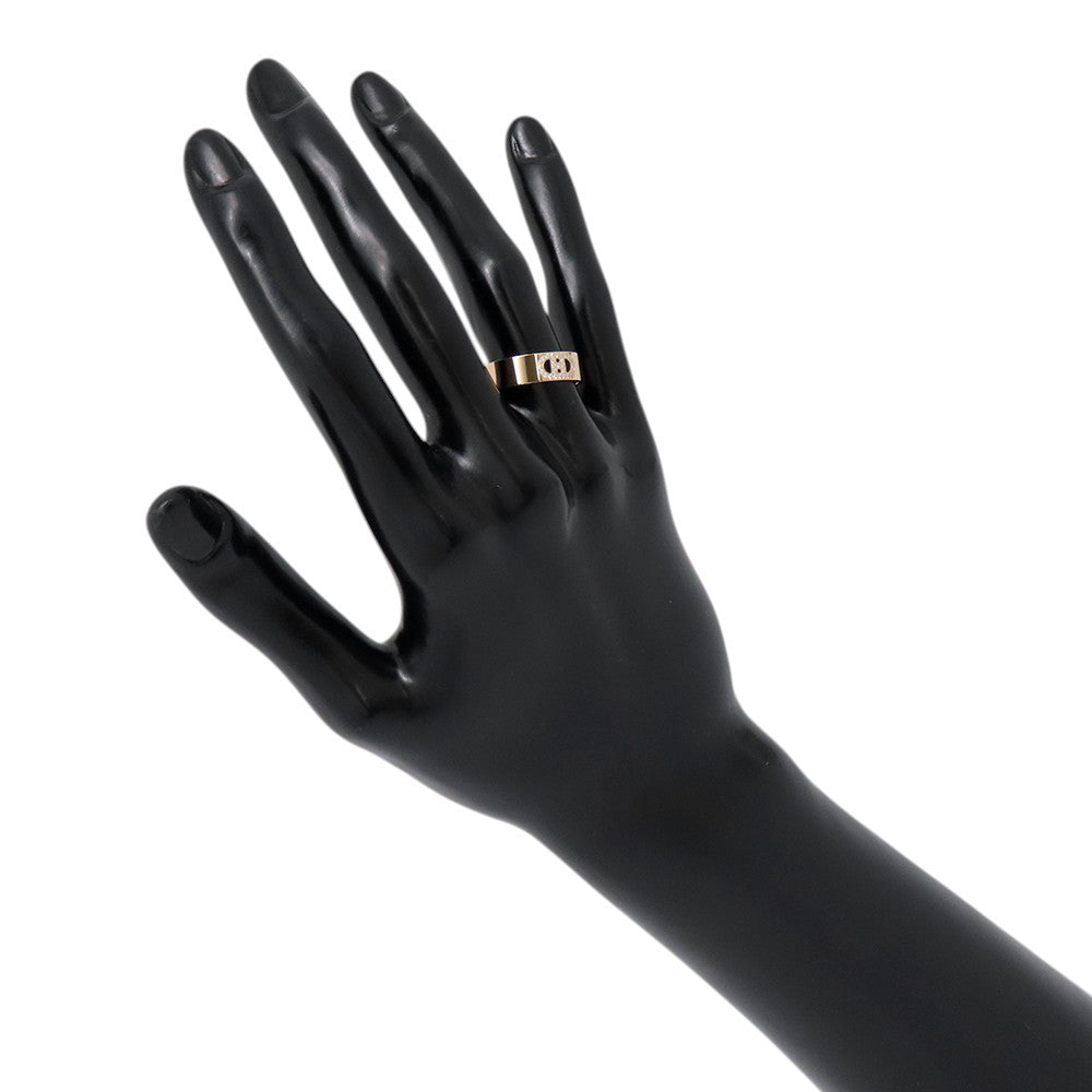 HERMES H. Dunkle Ring Size PM/51/#11 18K Pink Gold