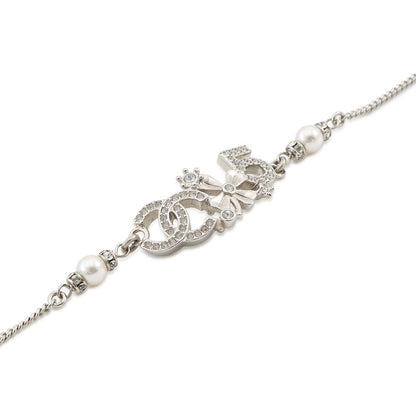CHANEL Icon BraceletABA424-B10535-NN148 Metal Rhinestone Faux Pearl