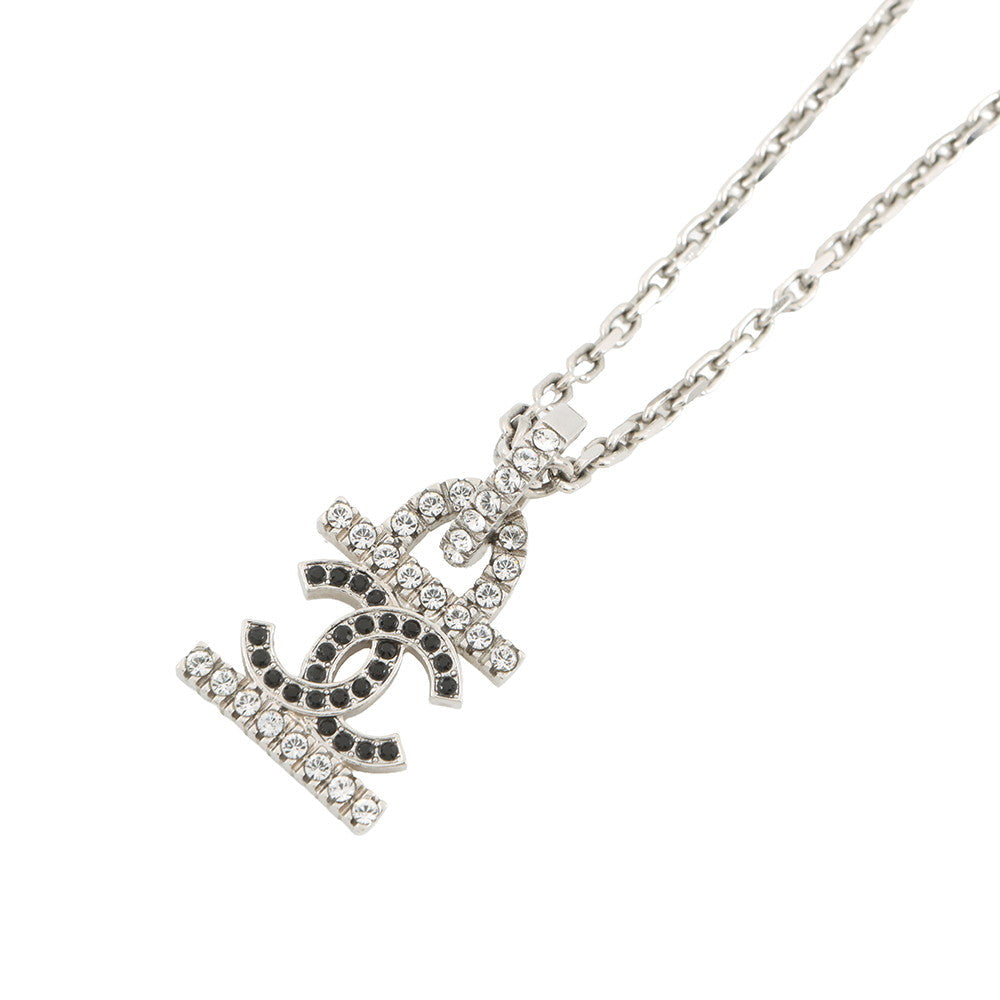 CHANEL CC Logo Rhinestone NecklaceAB8961-B08689-NJ339 Metal Rhinestone Faux Pearl