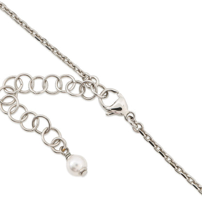 CHANEL CC Logo Rhinestone NecklaceAB8961-B08689-NJ339 Metal Rhinestone Faux Pearl