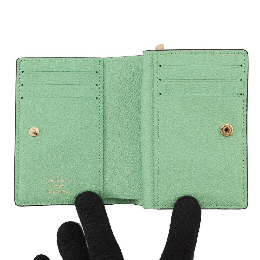 LOUIS VUITTON Portefeuille Clare Vert PomM82049 Monogram Empreinte Leather