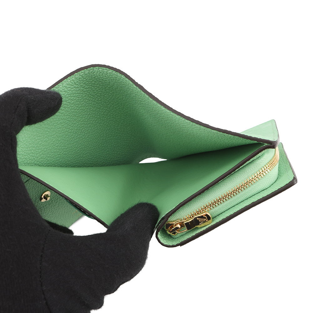 LOUIS VUITTON Portefeuille Clare Vert PomM82049 Monogram Empreinte Leather
