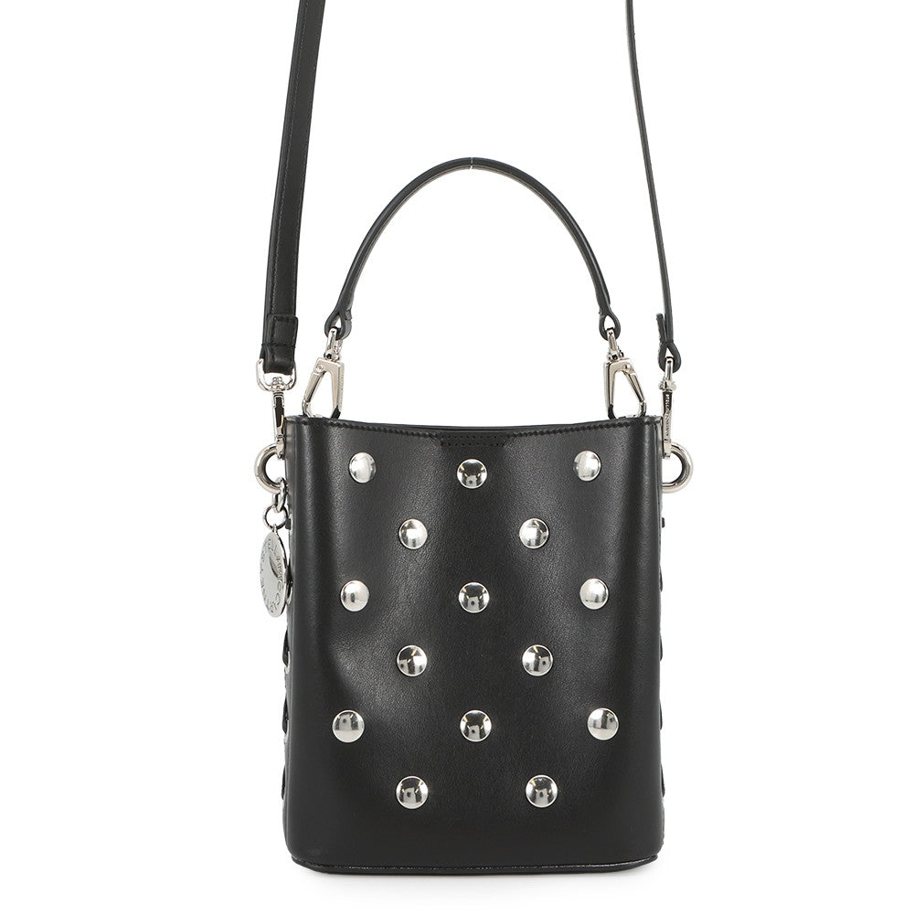 Stella McCartney Flame Bucket Bag Black7B0093 WP0468 Leather Size Small