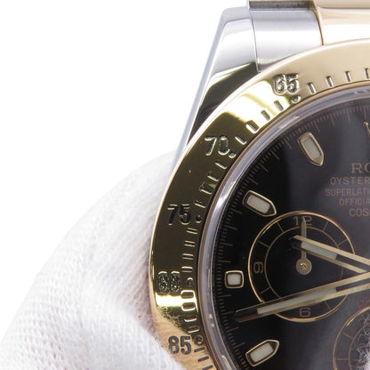 ROLEX Cosmograph Daytona W40mm Stainless Steel K18YG Black Dial116523