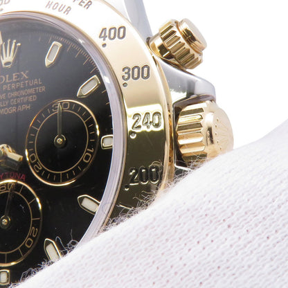 ROLEX Cosmograph Daytona W40mm Stainless Steel K18YG Black Dial116523