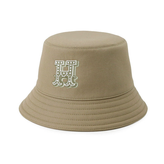 HERMES Hat 《Harper H Electric》 Embroidery Size 58 SausageH252010N Cotton100%