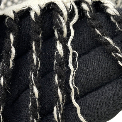 LOUIS VUITTON Echarpe LV to Jules NoirM77406 Silk52% Cashmere48%