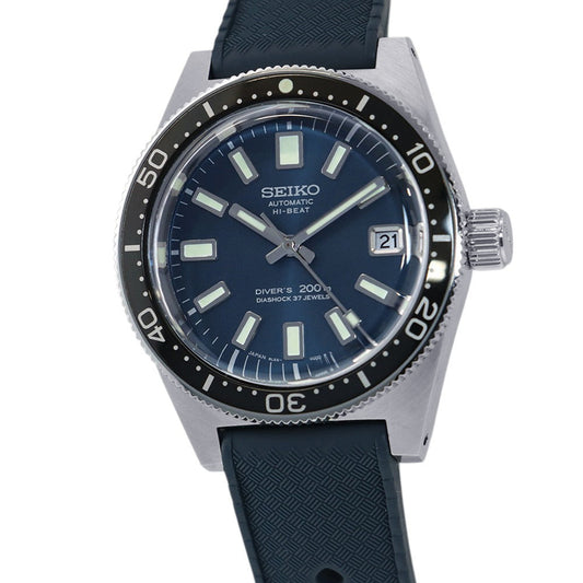 SEIKO Prospex Diver's Watch 55th Anniversary Limited Edition 1965 Mechanical Diver's Revival Design W39.9mm Stainless Steel Silicon Blue Gray DialSBEX009