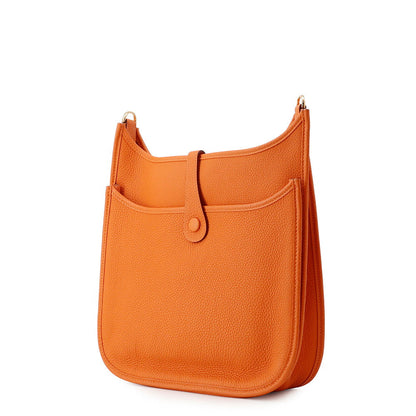 HERMES Evelyne3 Orange minyan Taurillon Clemence Size PM