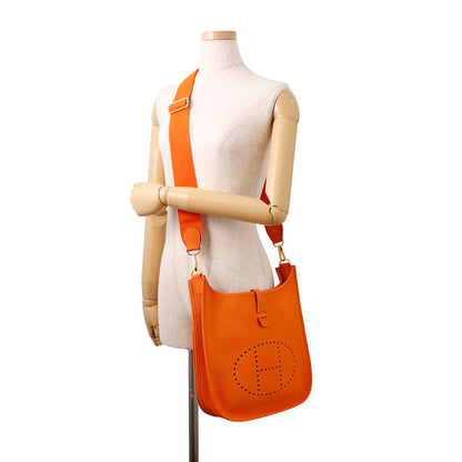 HERMES Evelyne3 Orange minyan Taurillon Clemence Size PM