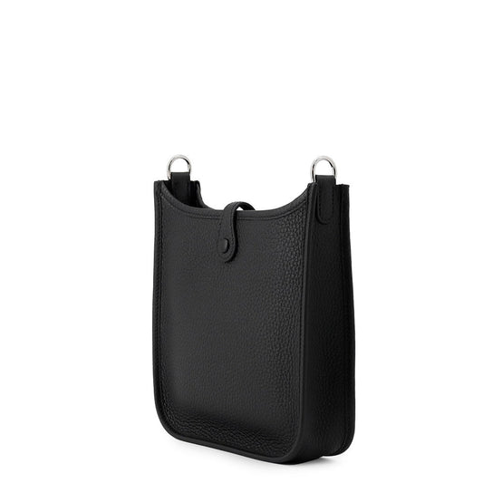 HERMES Evelyne Long Black Taurillon Clemence Size TPM