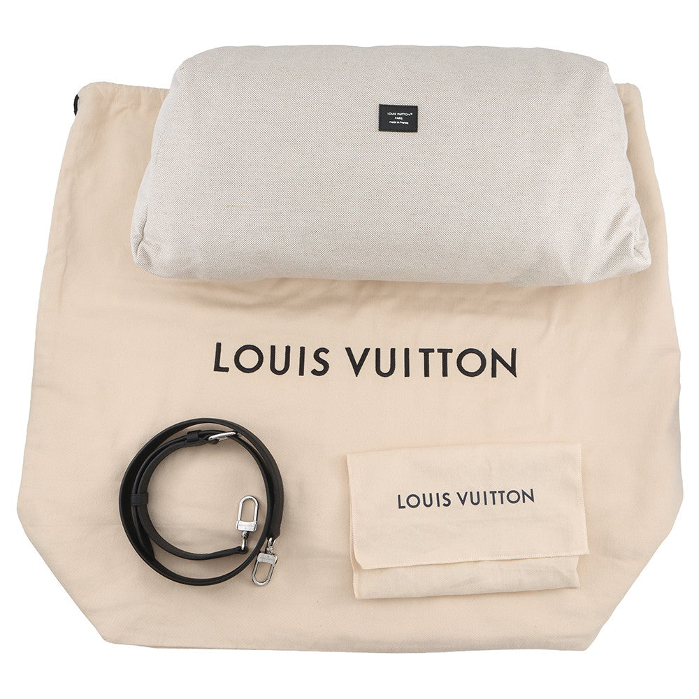 LOUIS VUITTON Georges Tote NoirM23155 Calf Leather Size GM