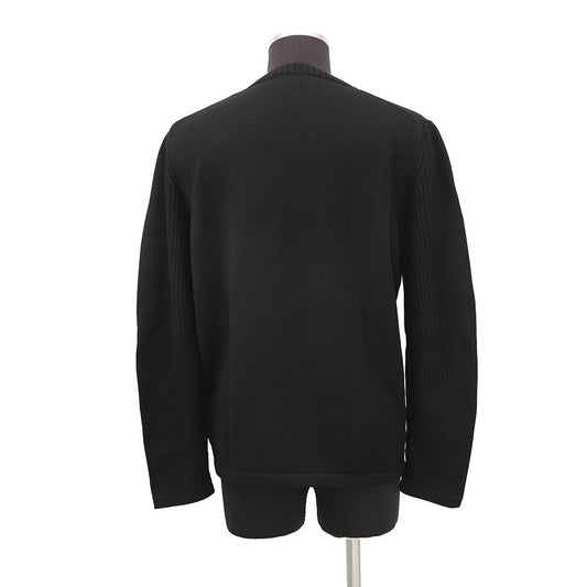 PRADA Triangle Logo Sweater Size 52 BlackUMB049_1W4X_F0002_S_202 Wool 100%