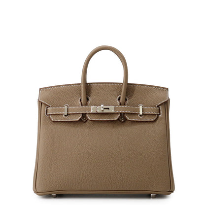 HERMES Birkin Etoupe Togo Leather Size 25