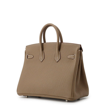 HERMES Birkin Etoupe Togo Leather Size 25