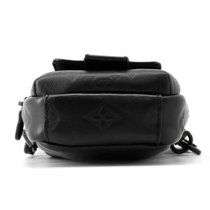 LOUIS VUITTON Double phone pouch NoirM81313 Monogram Shadow