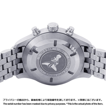IWC Pilot's Watch Chronograph Petit Prince W43mm Stainless Steel Blue DialIW377717