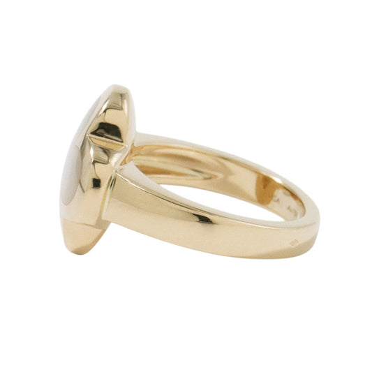 Van Cleef & Arpels Pure Alhambra Ring Size 51/#11VCARA35951/VCARA35900 18K Yellow Gold